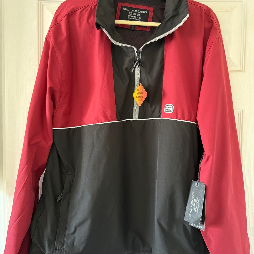 Billabong Spec 73 Windswell Jacket - Dusty Red, Size XL